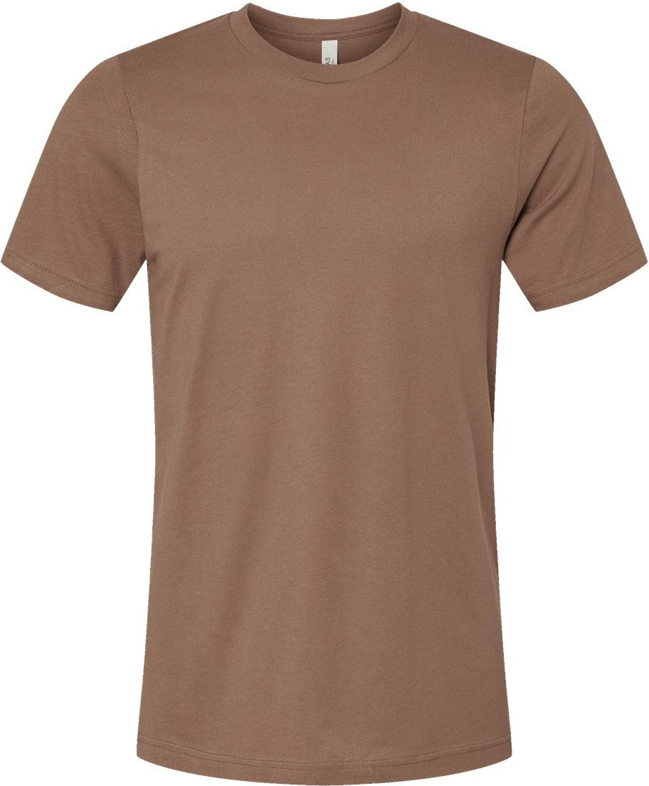Front View of Vintage Brown Jersey Tee - 3001
