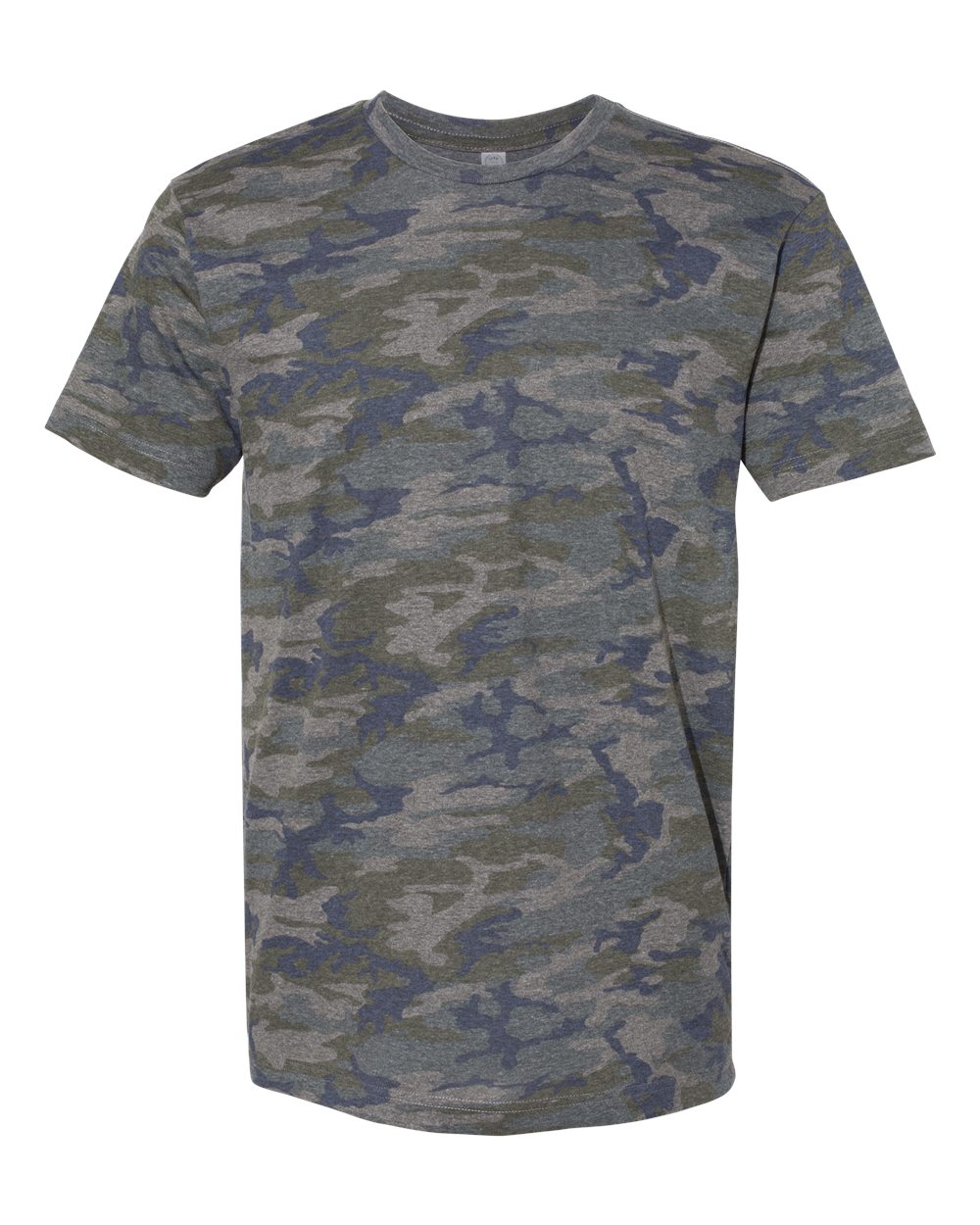 Front View of Vintage Camo Fine Jersey Tee - 6901