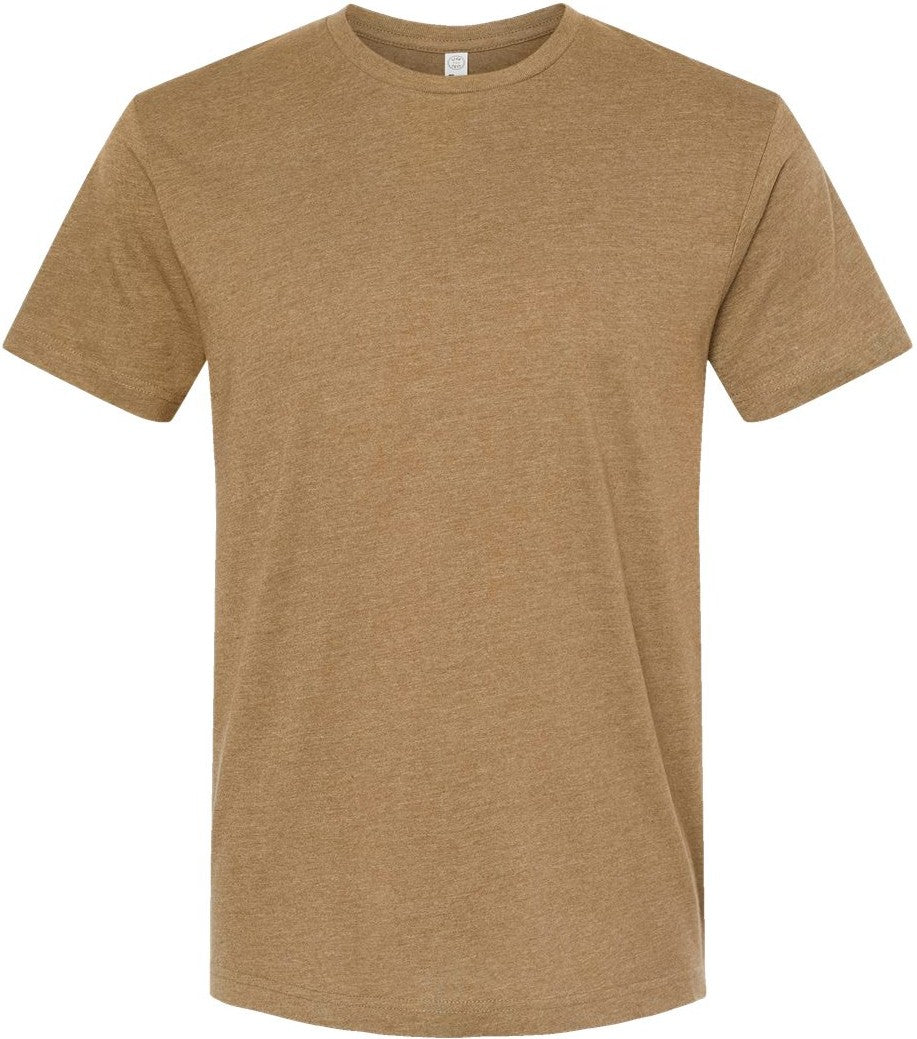 Front View of Vintage Coyote Brown Fine Jersey Tee - 6901
