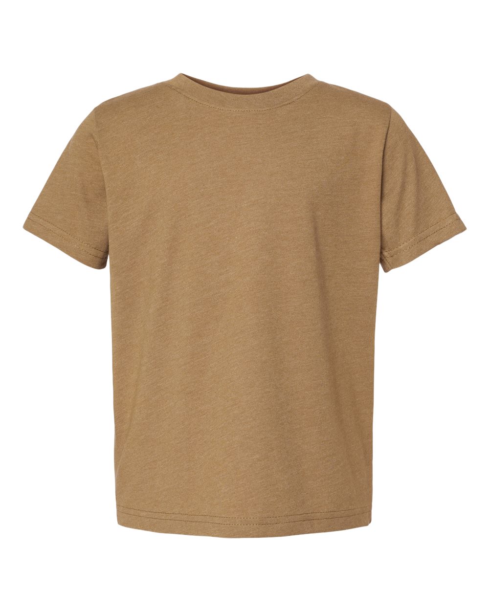 Front View of Vintage Coyote Brown Toddler Fine Jersey Tee - 3321