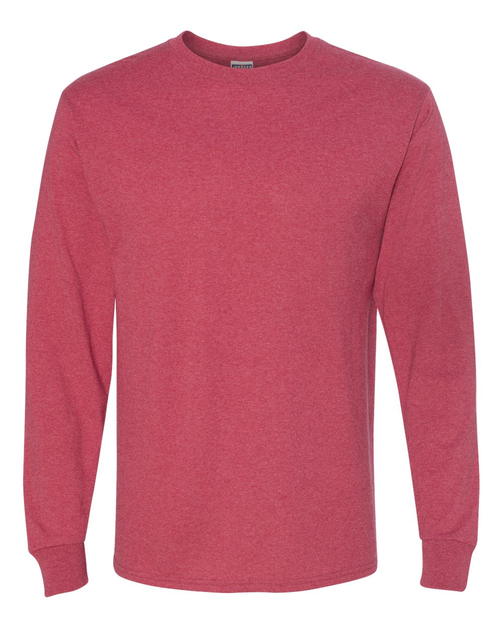 Vintage Heather Red Dri-Power® Long Sleeve 50/50 T-Shirt - 29LSR