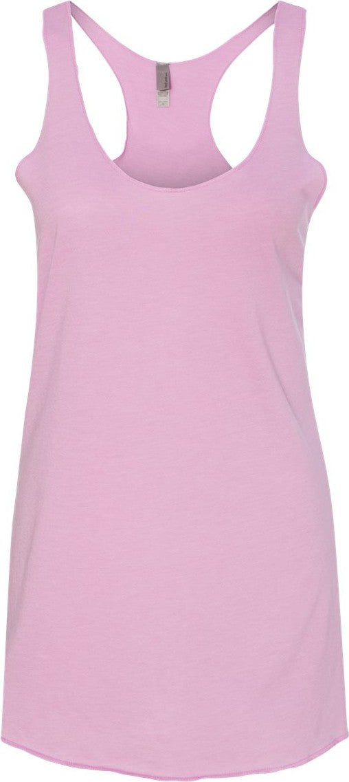 Front View of Vintage Lilac Women’s Triblend Racerback Tank - 6733