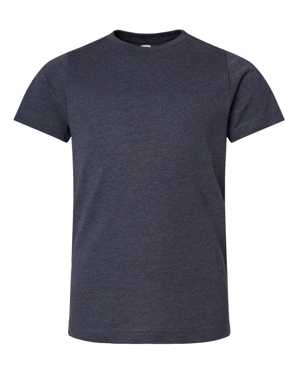 Front View of Vintage Navy Youth Fine Jersey Tee - 6101