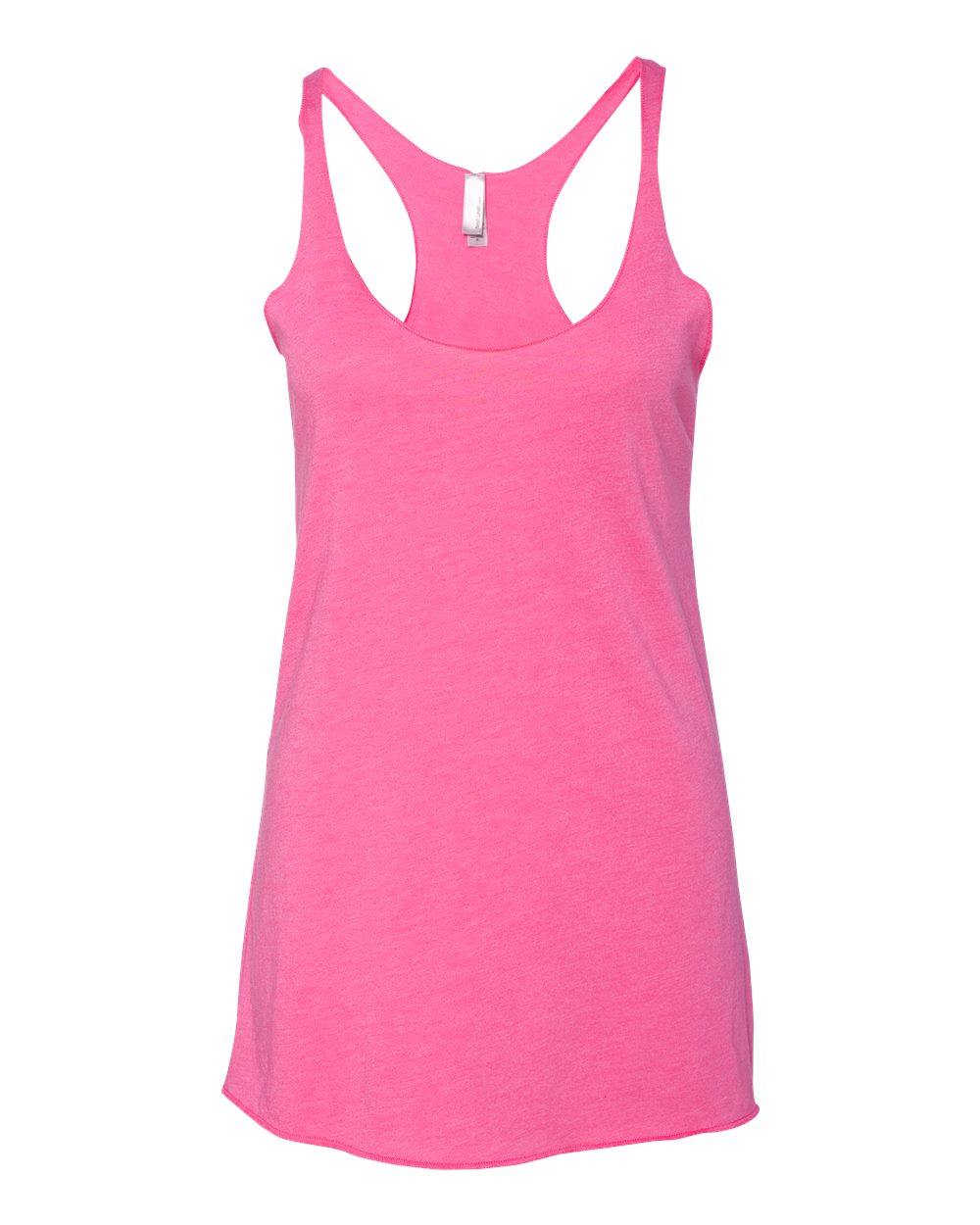 Front View of Vintage Pink Women’s Triblend Racerback Tank - 6733