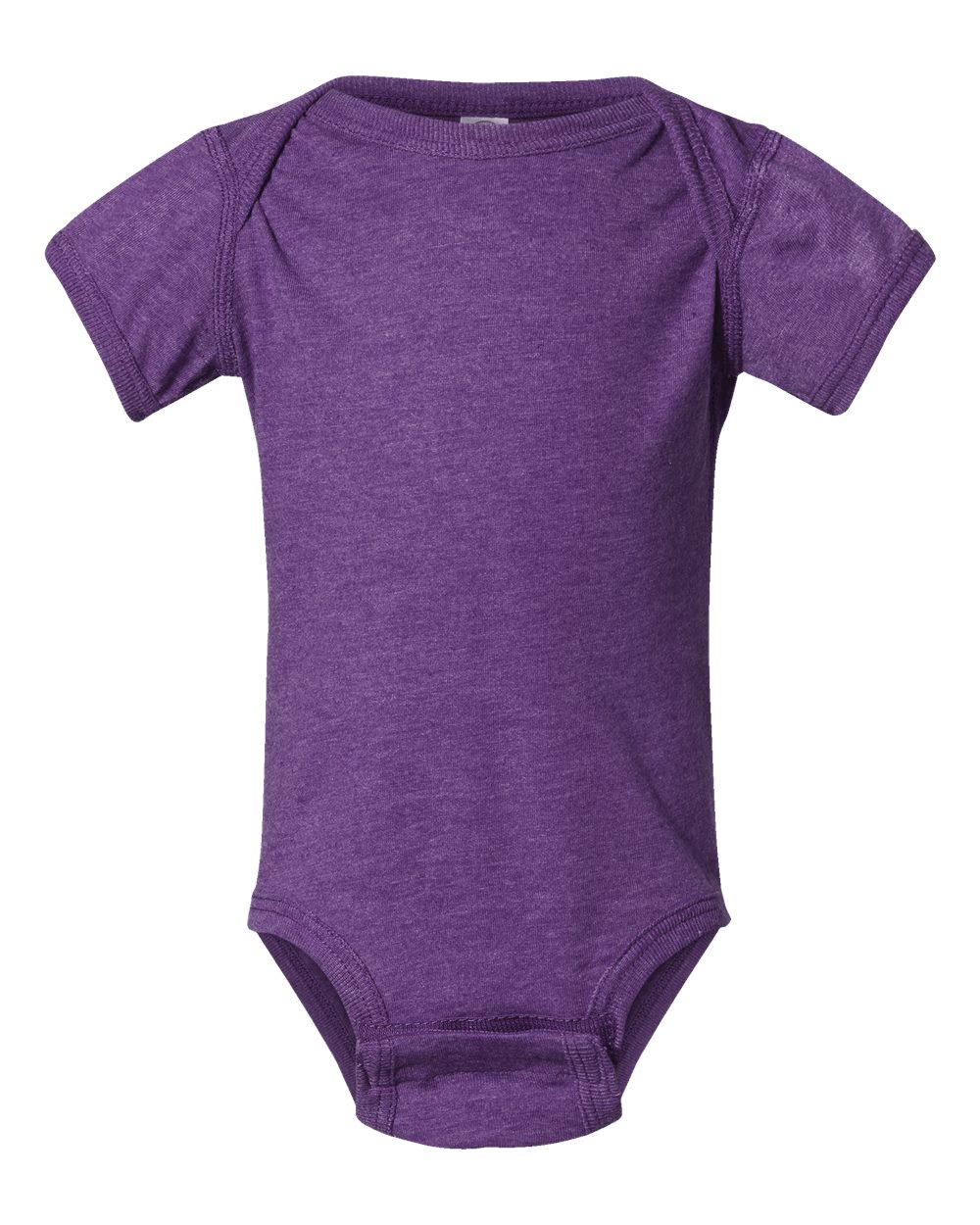 Front View of Vintage Purple Infant Fine Jersey Bodysuit - 4424