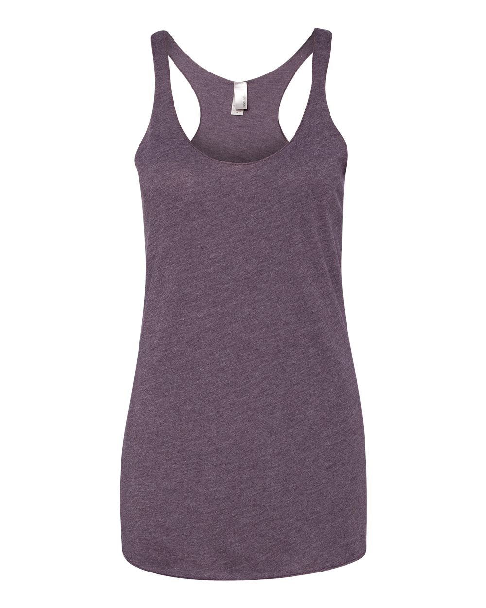 Front View of Vintage Purple Women’s Triblend Racerback Tank - 6733
