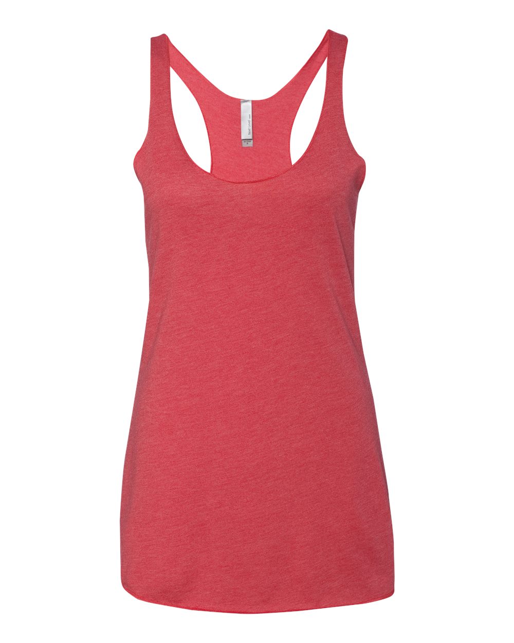 Front View of Vintage Red Women’s Triblend Racerback Tank - 6733
