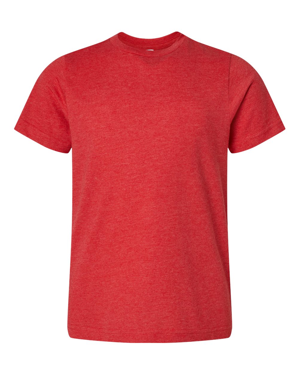 Front View of Vintage Red Youth Fine Jersey Tee - 6101