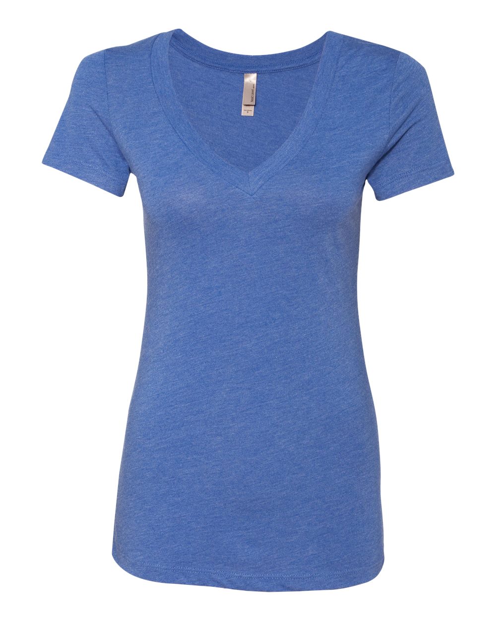 Front View of Vintage Royal Women’s Triblend Deep V-Neck T-Shirt - 6740