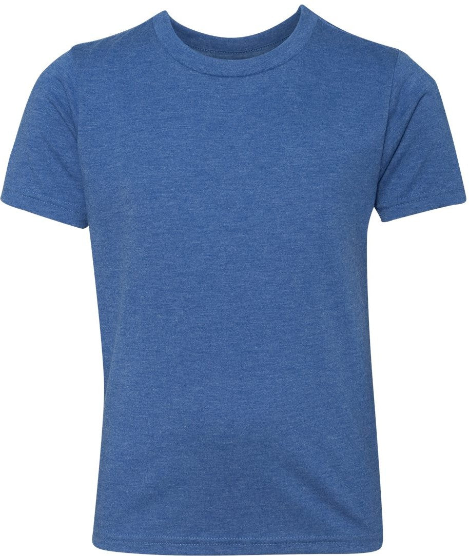 Front View of Vintage Royal Youth Triblend T-Shirt - 6310