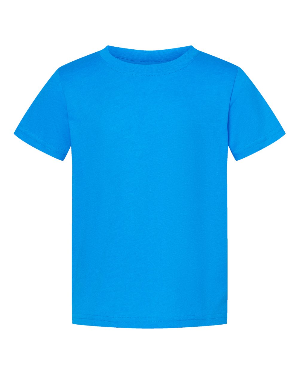Front View of Vintage Turquoise Toddler Fine Jersey Tee - 3321