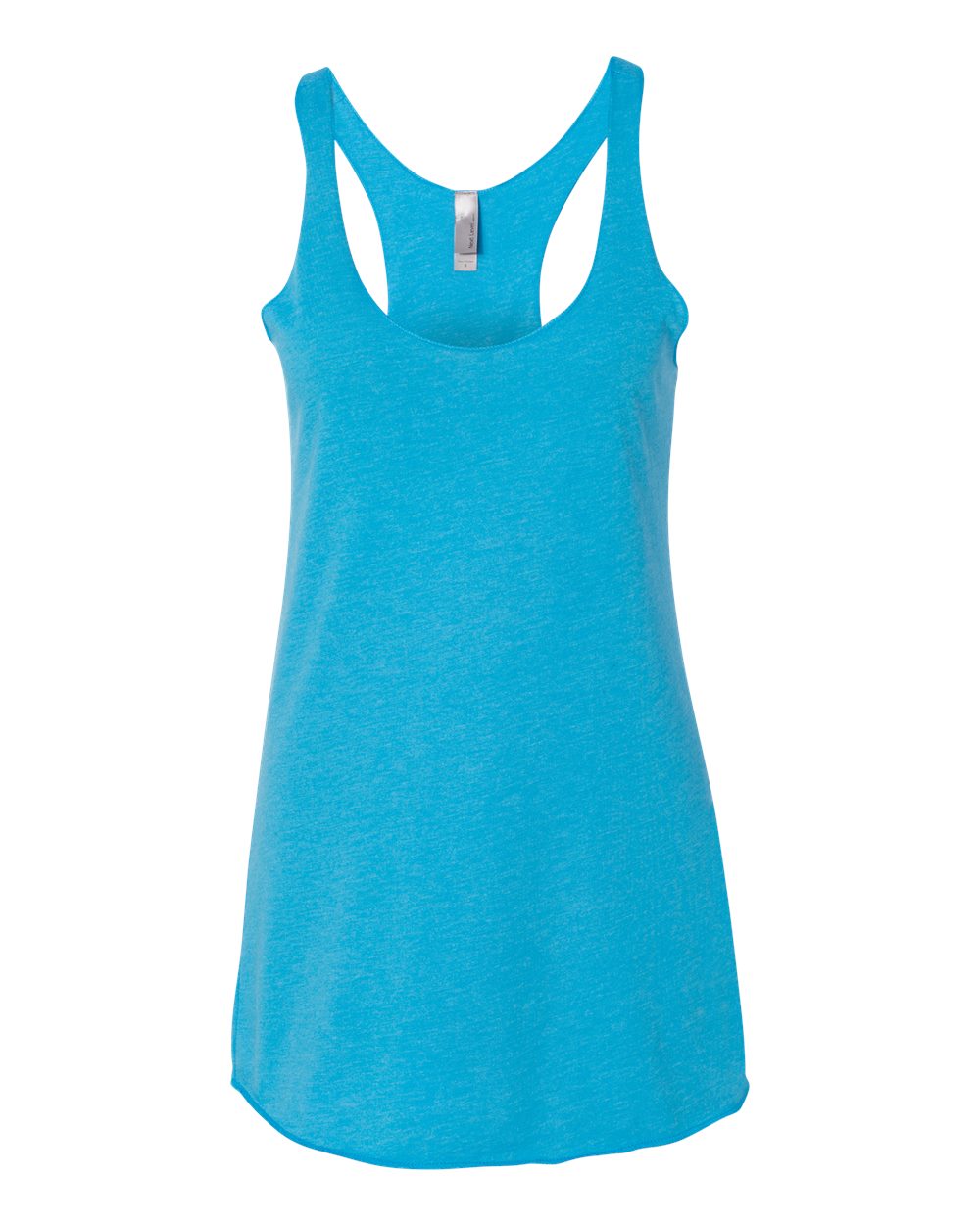 Front View of Vintage Turquoise Women’s Triblend Racerback Tank - 6733