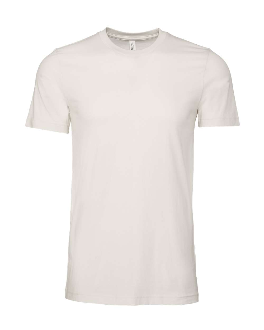 Front View of Vintage White Jersey Tee - 3001