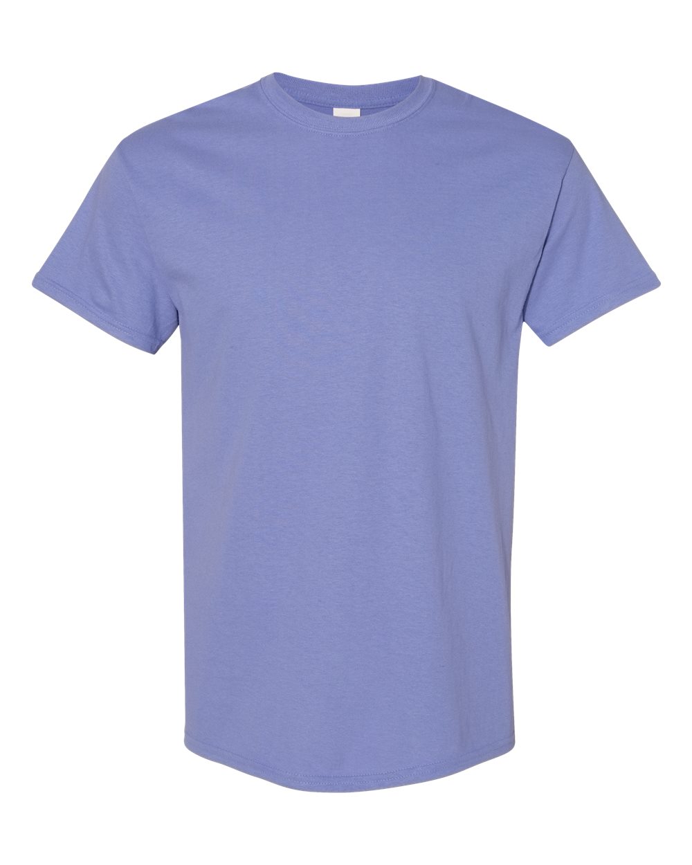 Front View of Violet Heavy Cotton™ T-Shirt - 5000