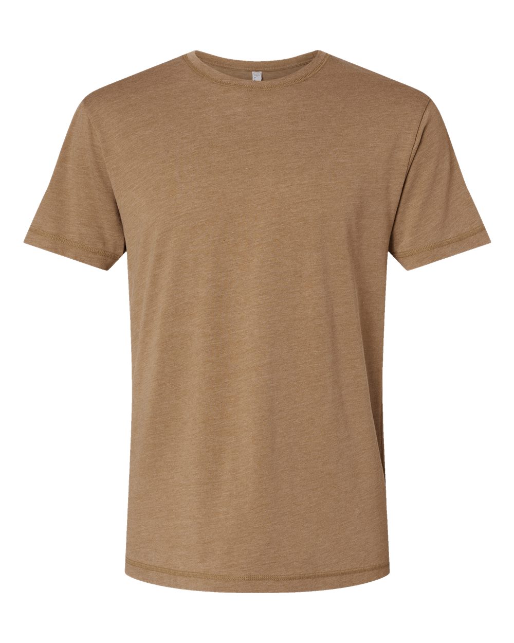 Front View of Washed Coyote Brown Vintage Wash Tee - 6902
