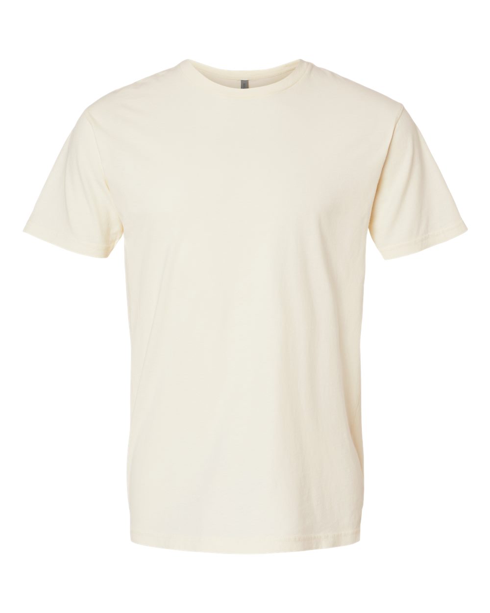Front View of Washed Natural Soft Wash T-Shirt - 3600SW