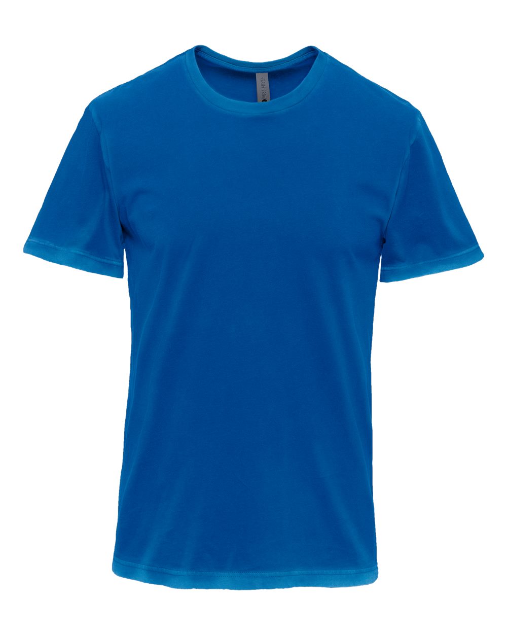 Front View of Washed Royal Soft Wash T-Shirt - 3600SW