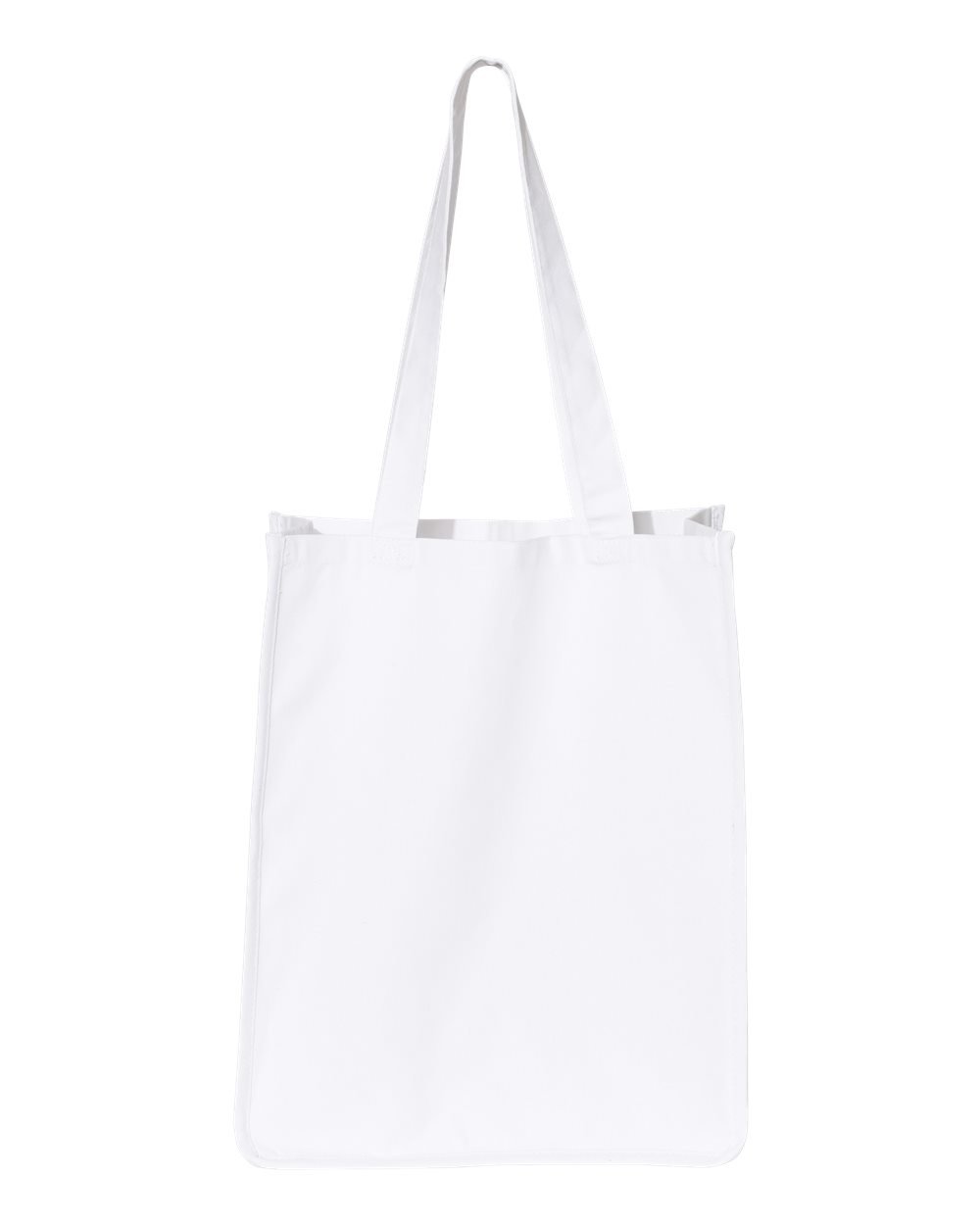 Front View of White 27L Jumbo Shopping Bag - Q125400