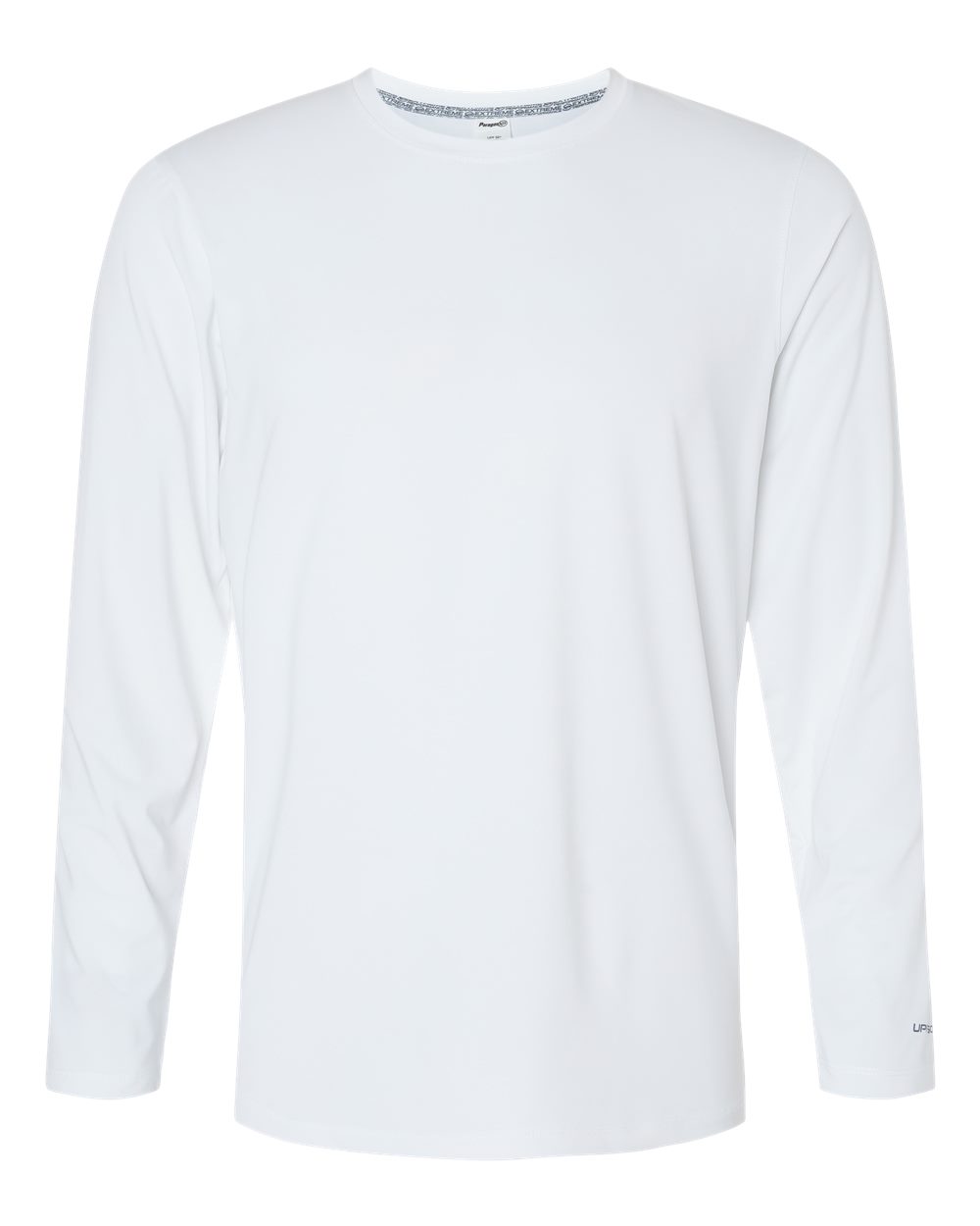 Front View of White Aruba Extreme Performance Long Sleeve T-Shirt - 222