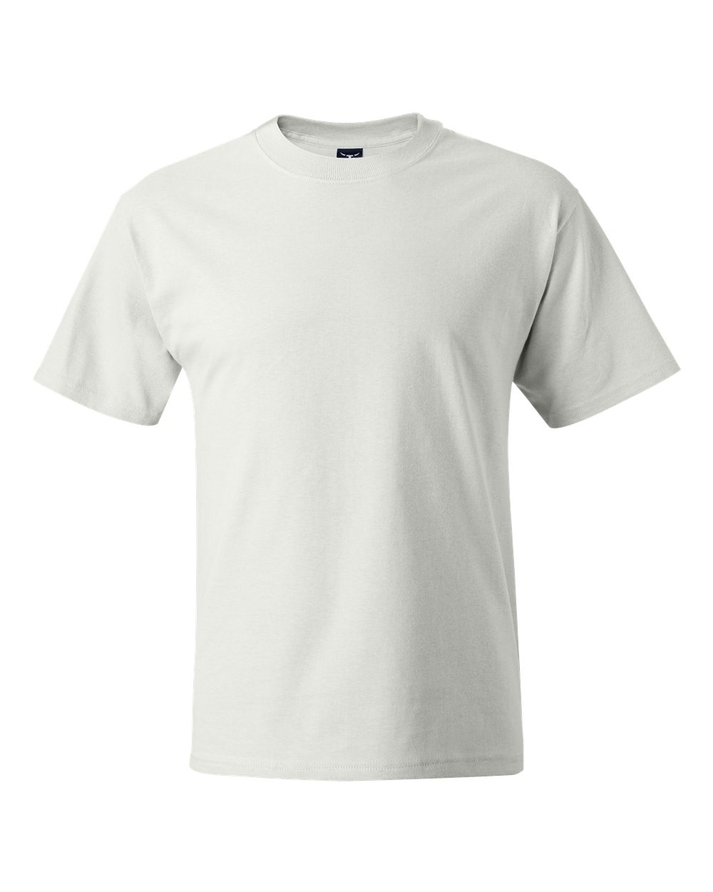 Front View of White Beefy-T® Tall T-Shirt - 518T