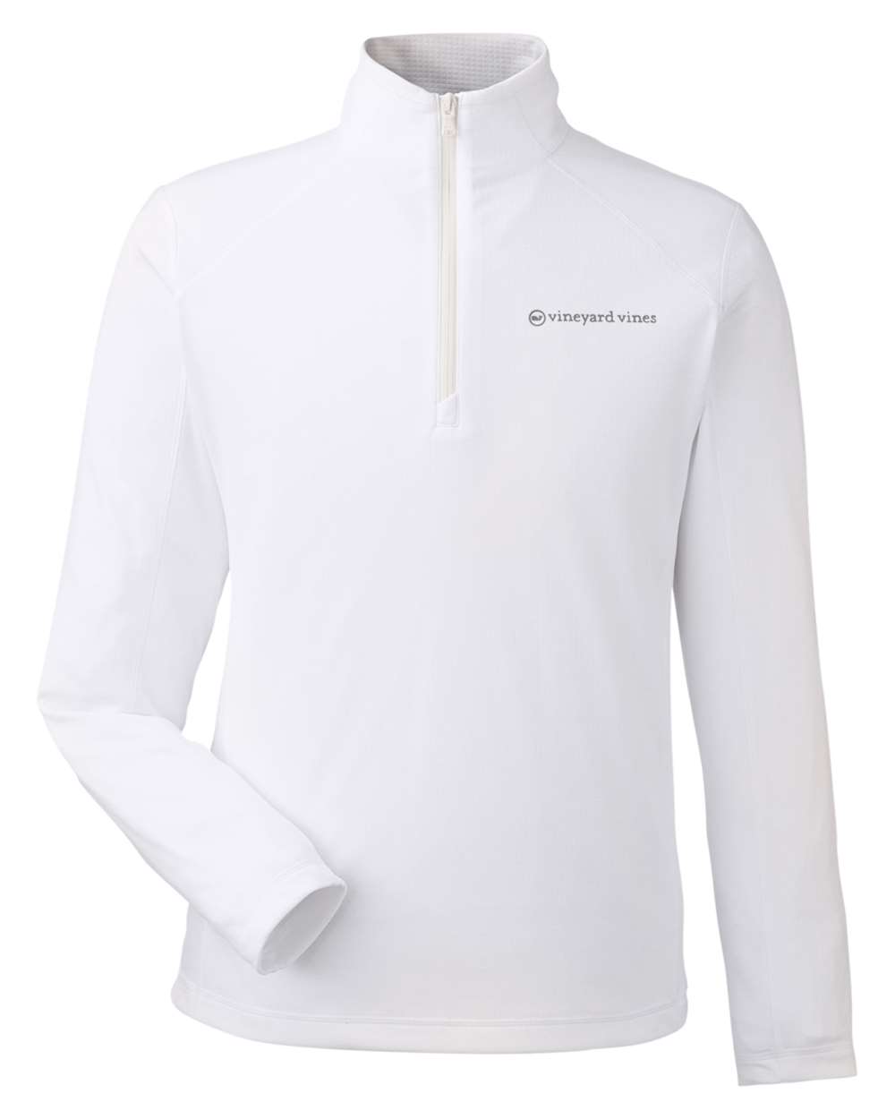 Front View of White Cap Sankaty Quarter-Zip Pullover - K002709
