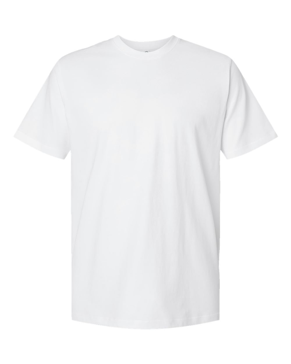 Front View of White Classic T-Shirt - 200