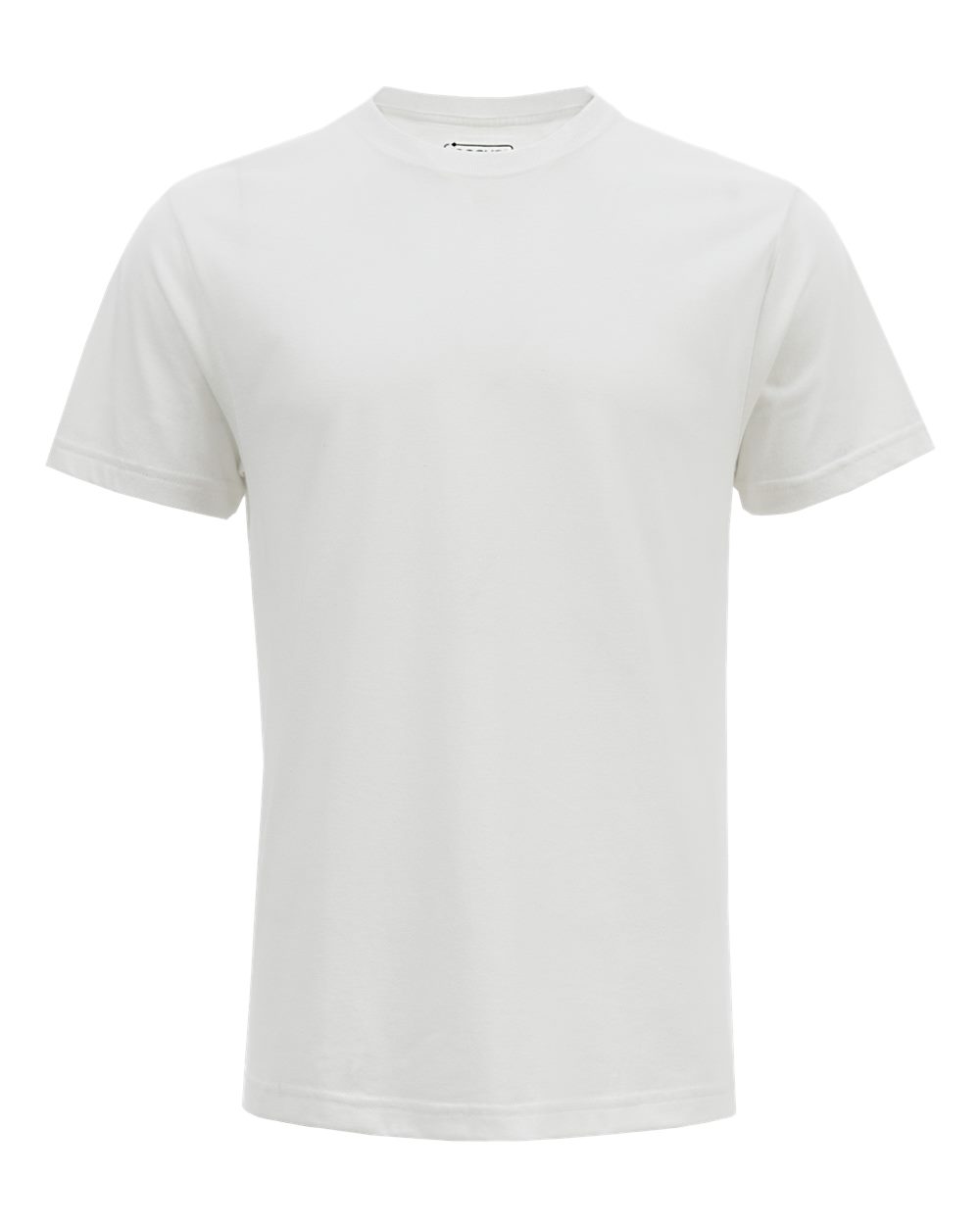 Front View of White Eco T-Shirt - EC100