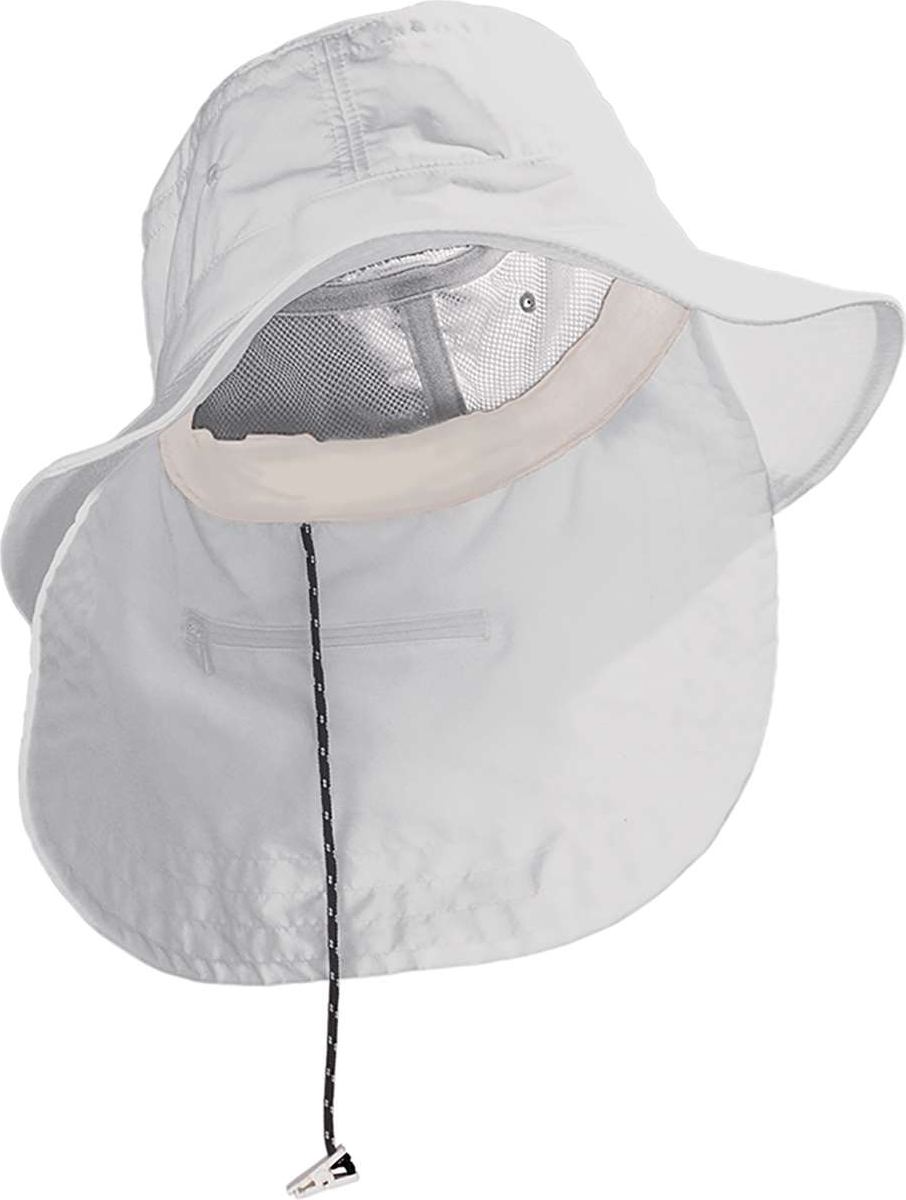 Front View of White Extreme Vacationer Bucket Hat - UBM101