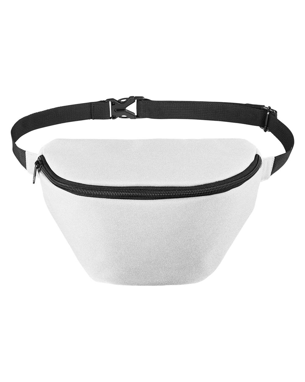 Front View of White Fanny Pack - BE260