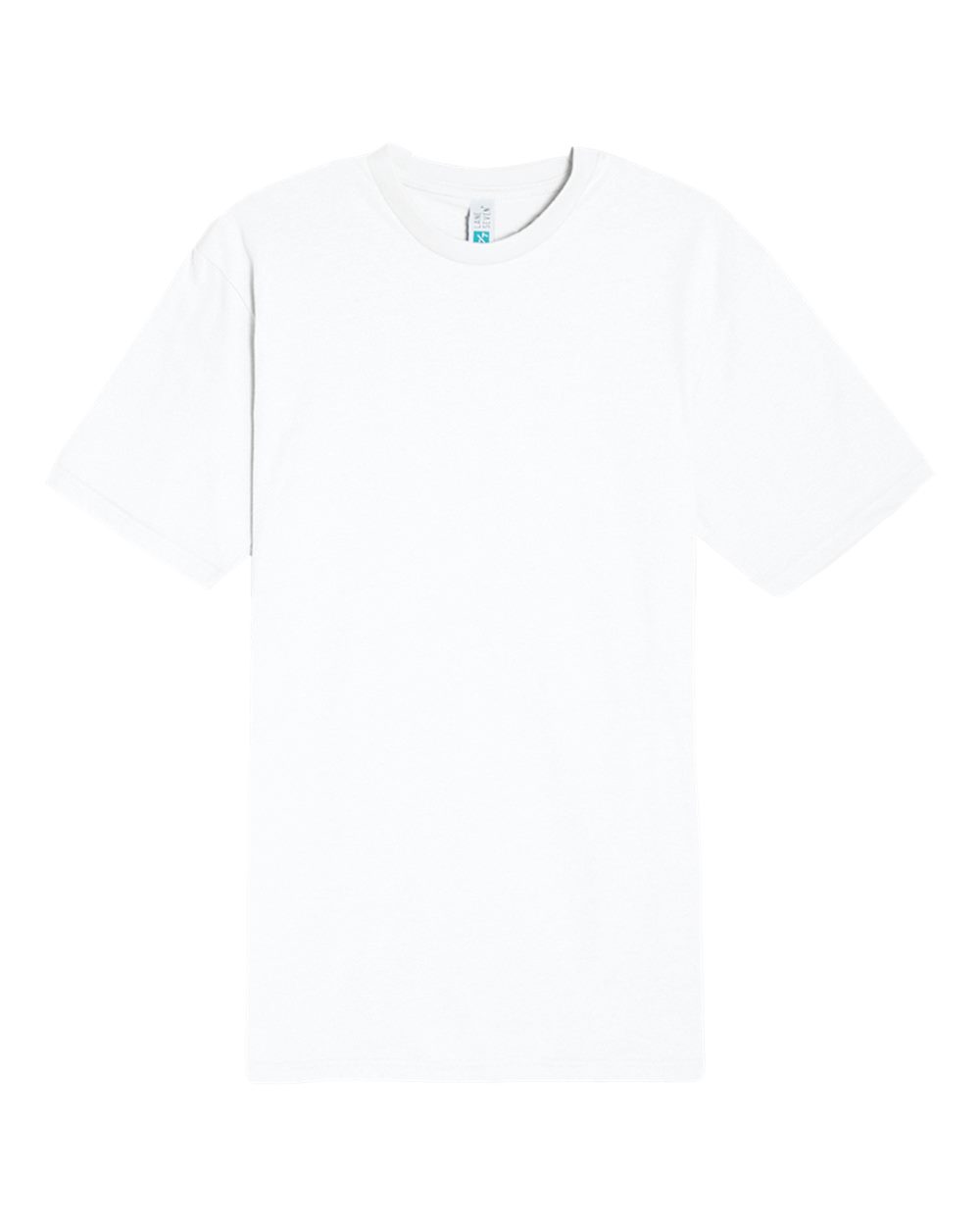 Front View of White Heavyweight T-Shirt - LS15001