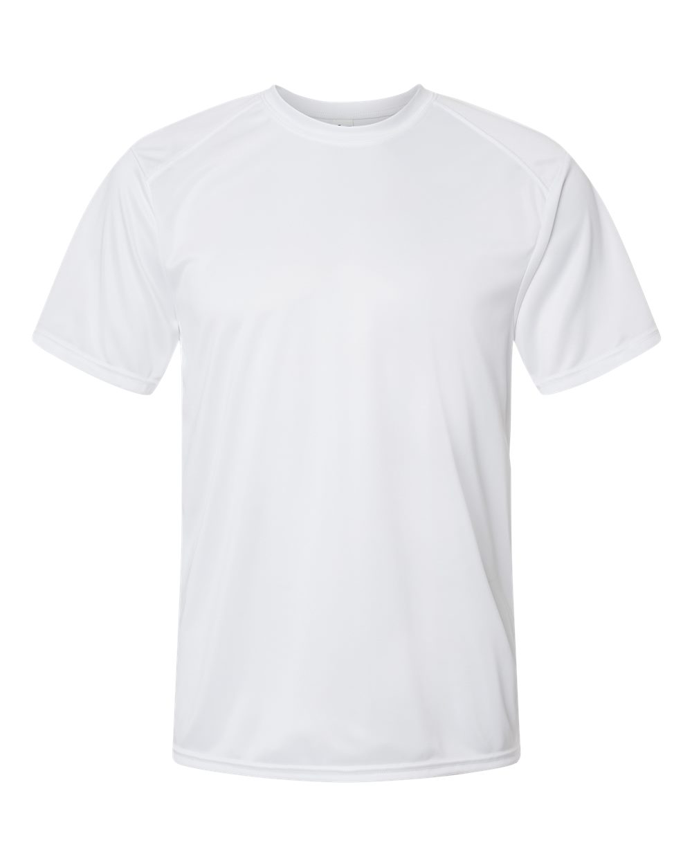 Front View of White Islander Performance T-Shirt - 200