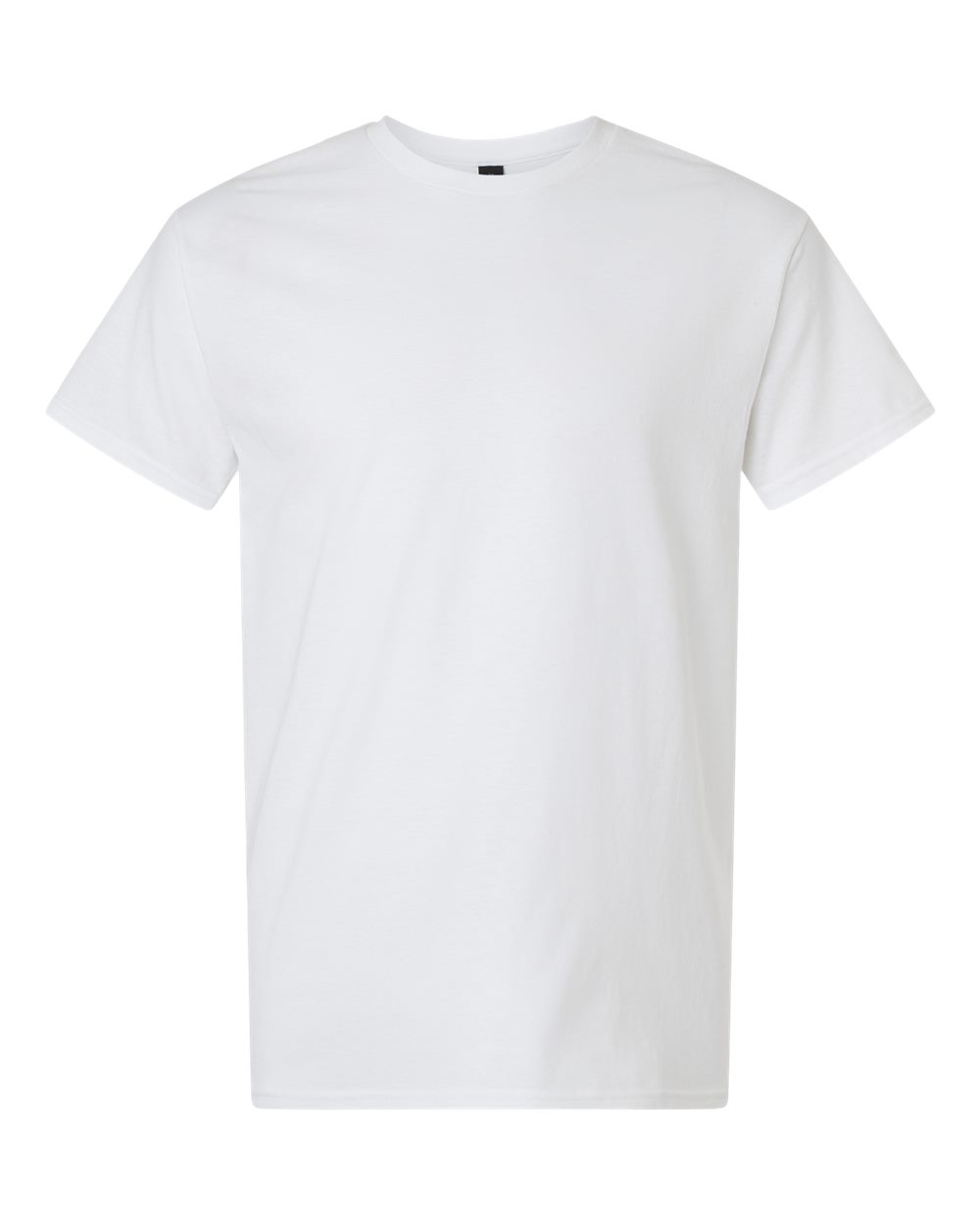 Front View of White Light Cotton T-Shirt - 3000