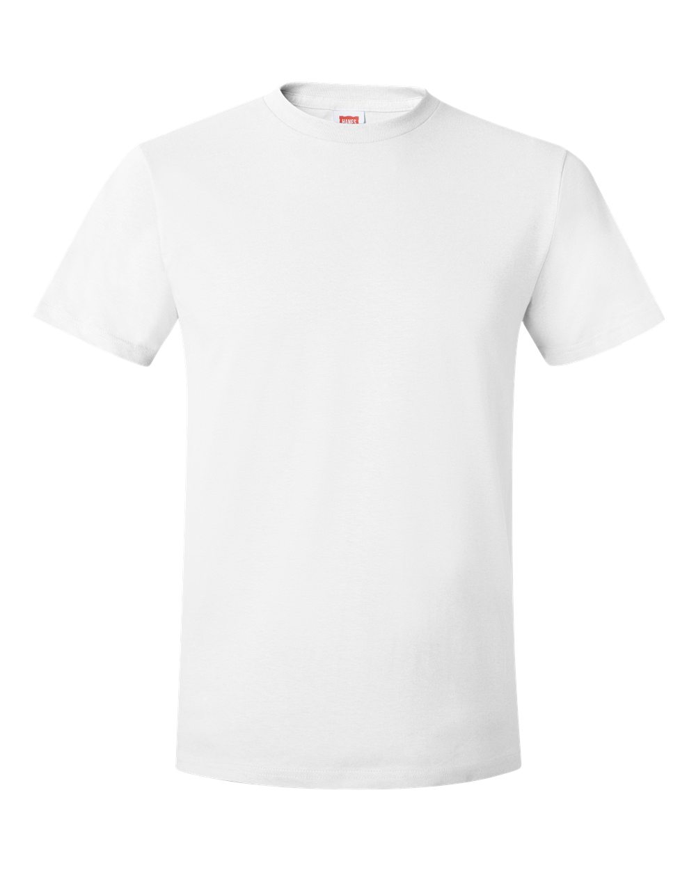 Front View of White Perfect-T T-Shirt - 4980