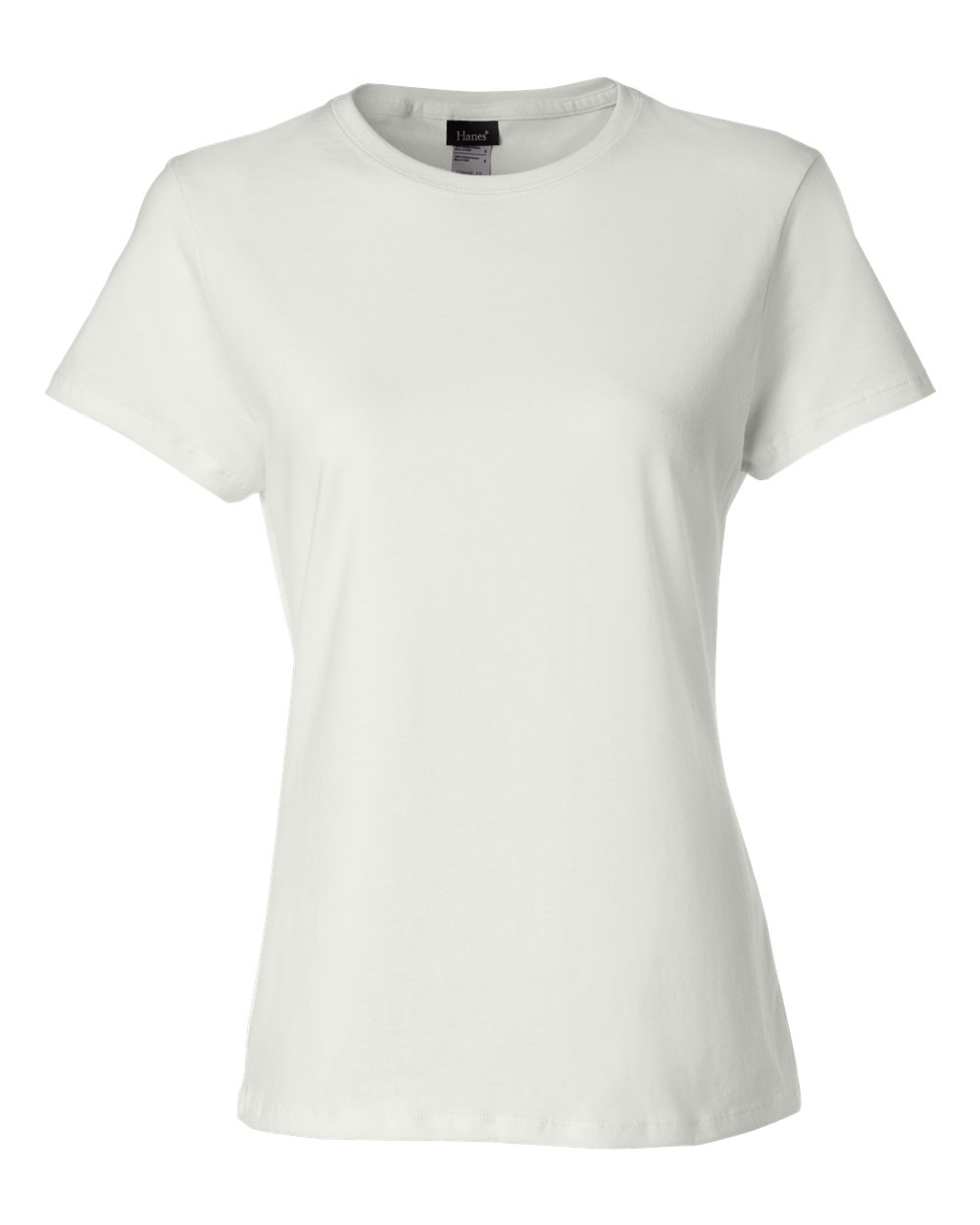 Front View of White Perfect-T Women’s T-Shirt - SL04