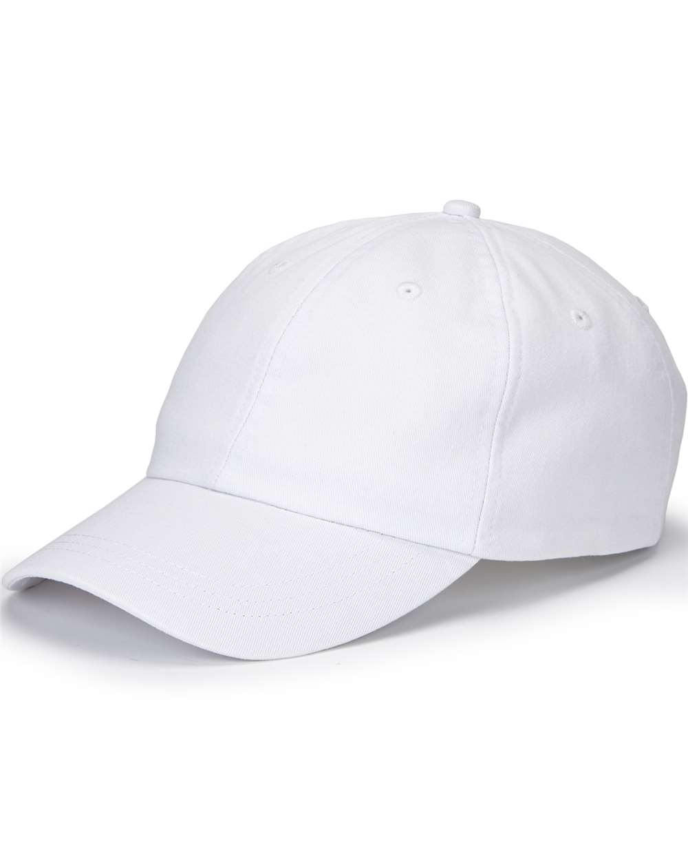 Front View of White Pinnacle Cap - PN101