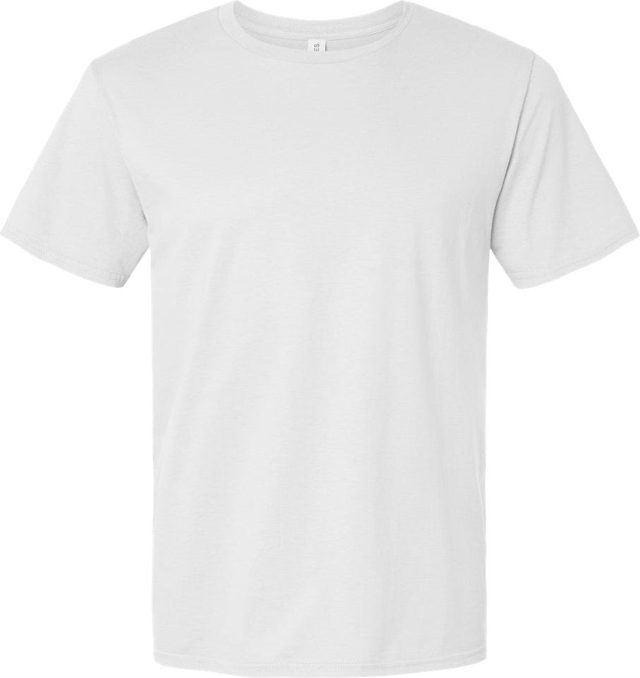 Front View of White Premium Cotton T-Shirt - 570MR