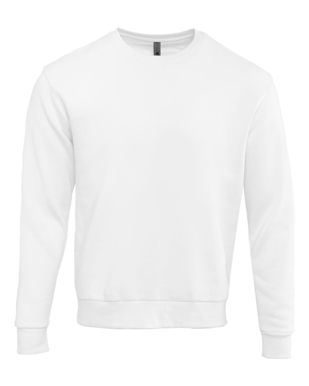 Front View of White Santa Barbara Sweatshirt - 9003