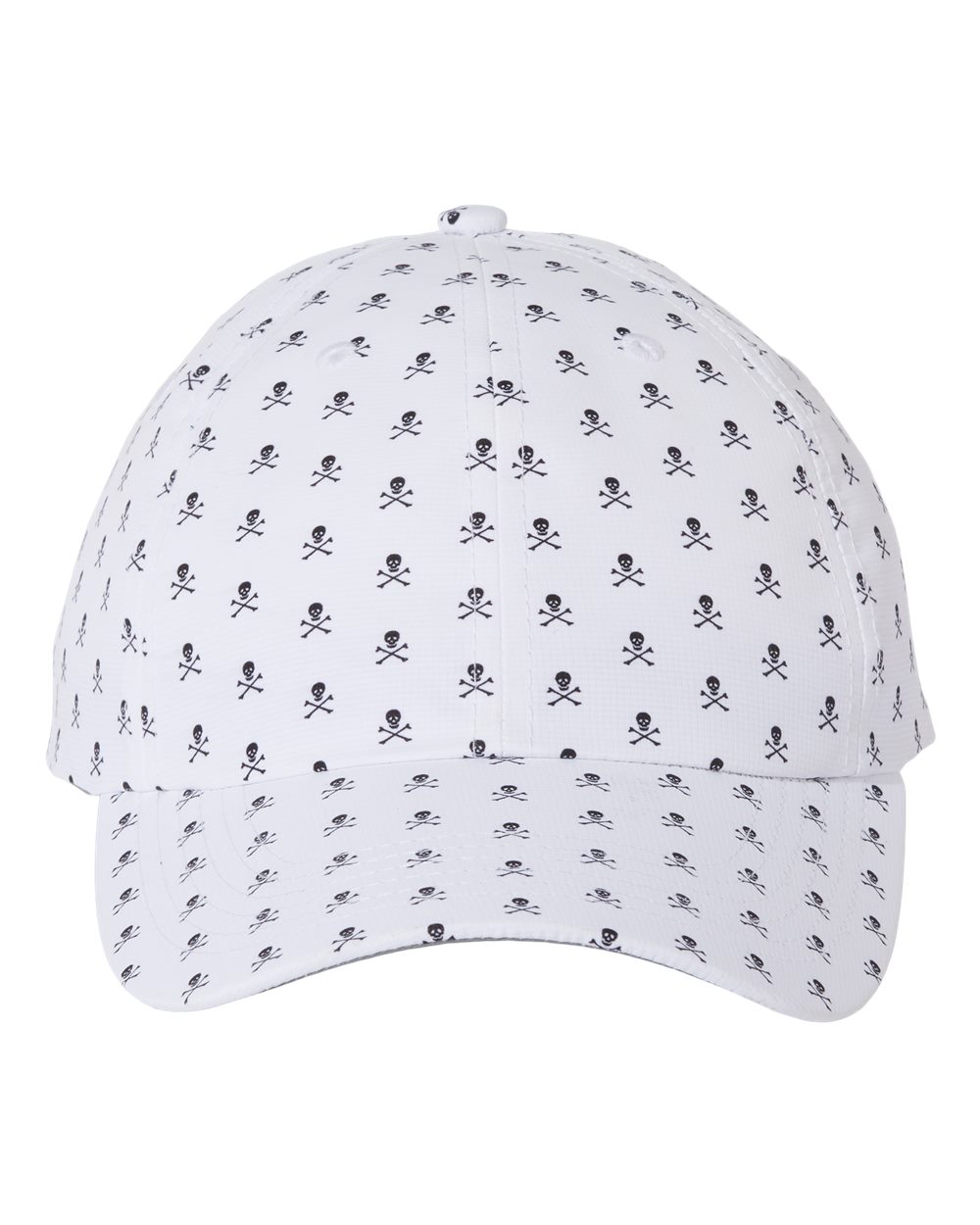 Front View of White Skulls Alter Ego Cap - X210R