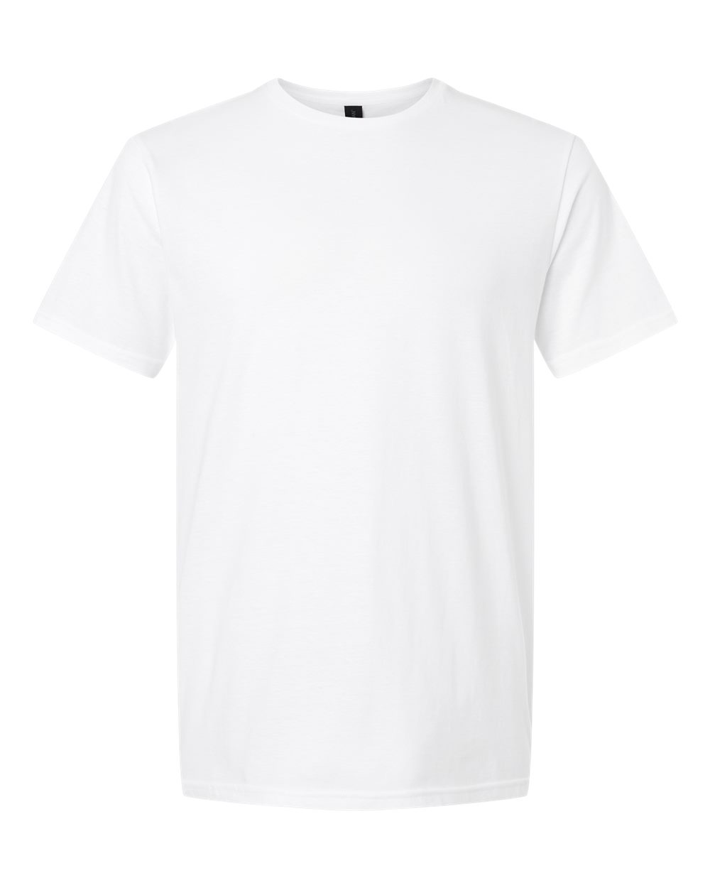 Front View of White Softstyle® T-Shirt - 64000