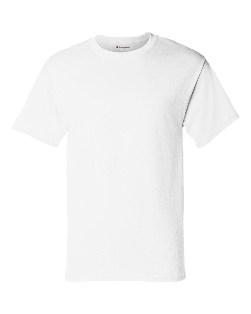 Front View of White T-Shirt - T425