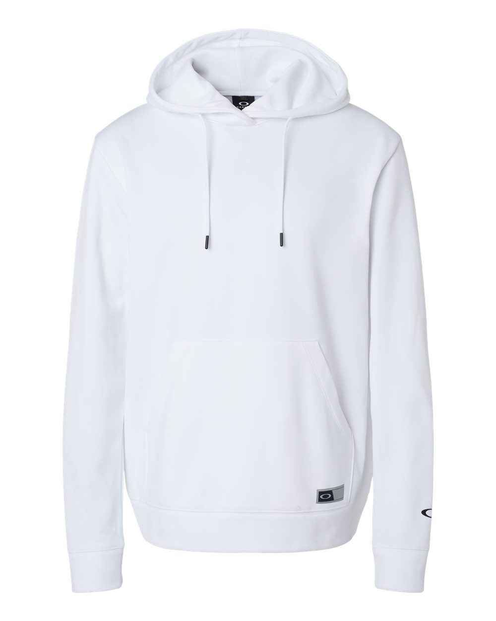 Front View of White Team Issue Hydrolix Hooded Sweatshirt - FOA402994
