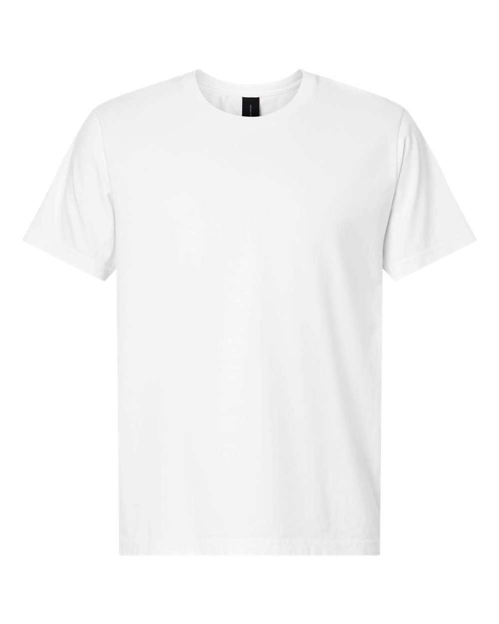 Front View of White Unisex Heavyweight Garment-Dyed Tee - 4810GD