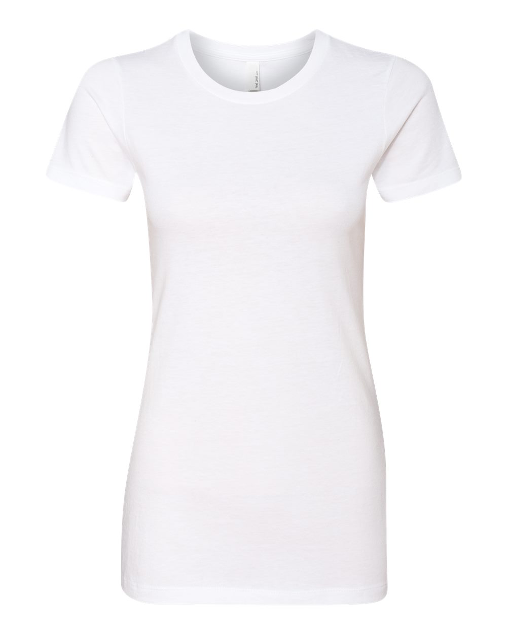 Front View of White Women’s CVC T-Shirt - 6610