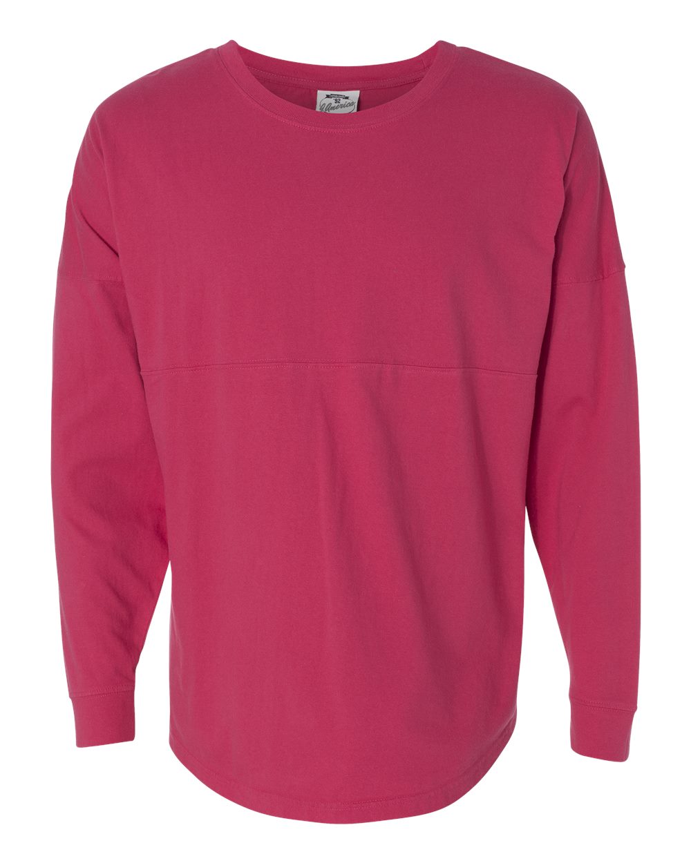 Front View of Wildberry Game Day Jersey Long Sleeve T-Shirt - 8229