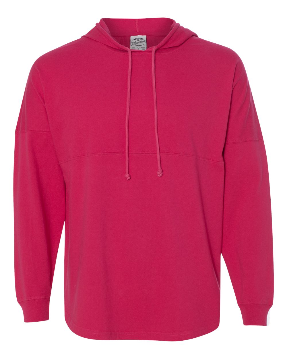 Front View of Wildberry Hooded Game Day Jersey T-Shirt - 8228