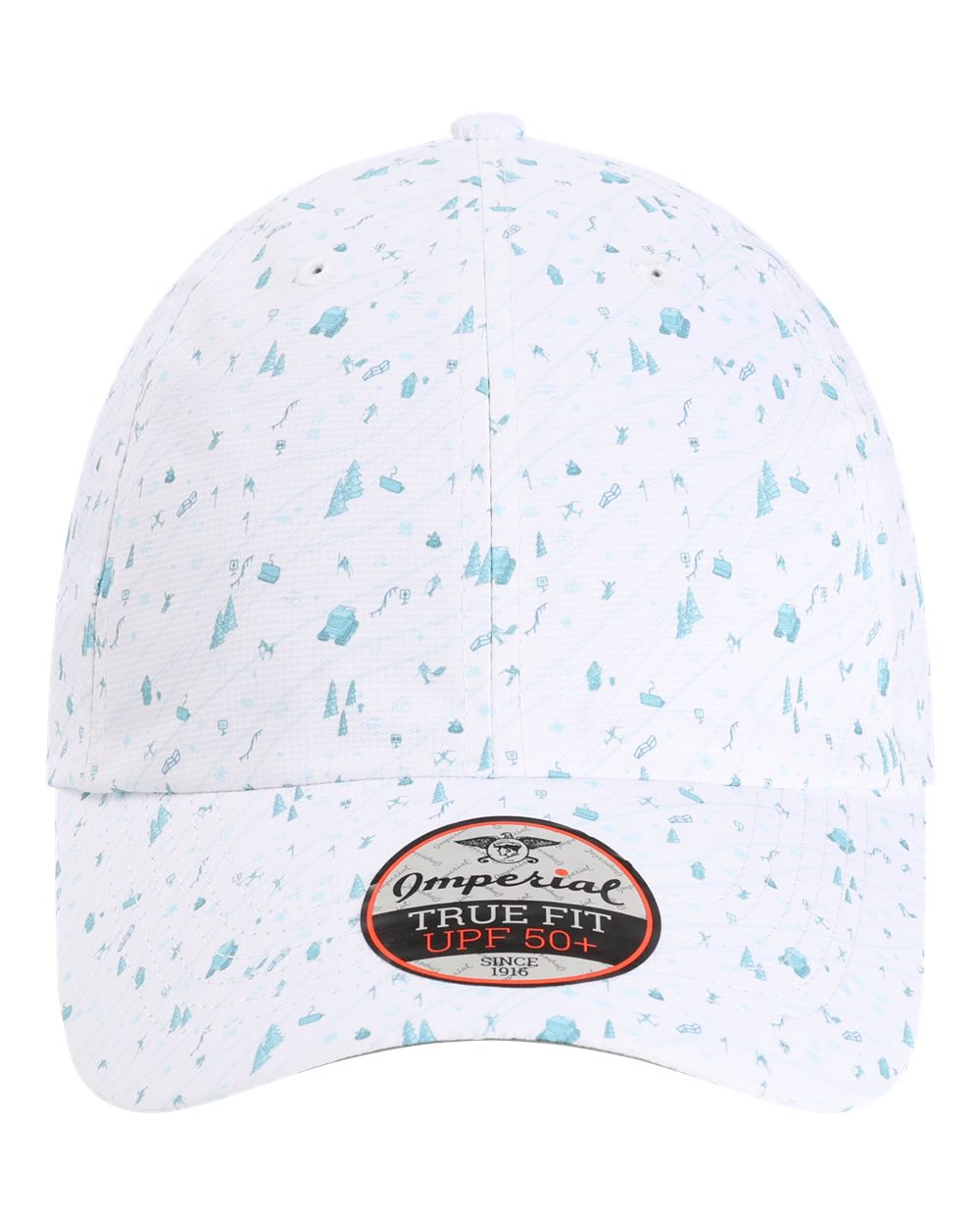 Front View of Winter Blue Alter Ego Cap - X210R