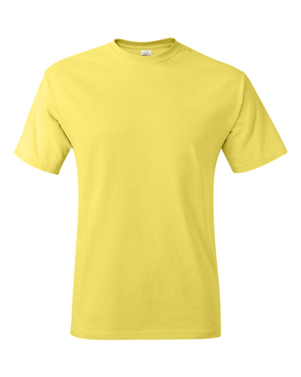 Front View of Yellow Authentic T-Shirt - 5250