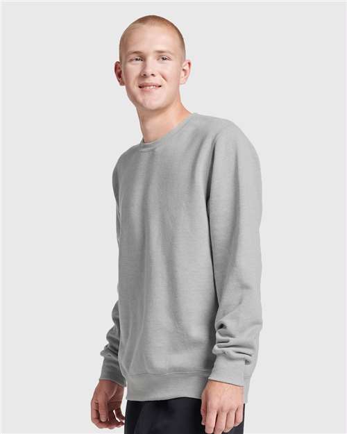 Frost Grey Heather Eco™ Premium Blend Ring-Spun Crewneck Sweatshirt - 701MR