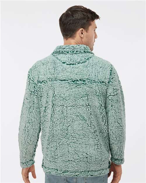 Frosty Hunter Sherpa Fleece Quarter-Zip Pullover - Q10