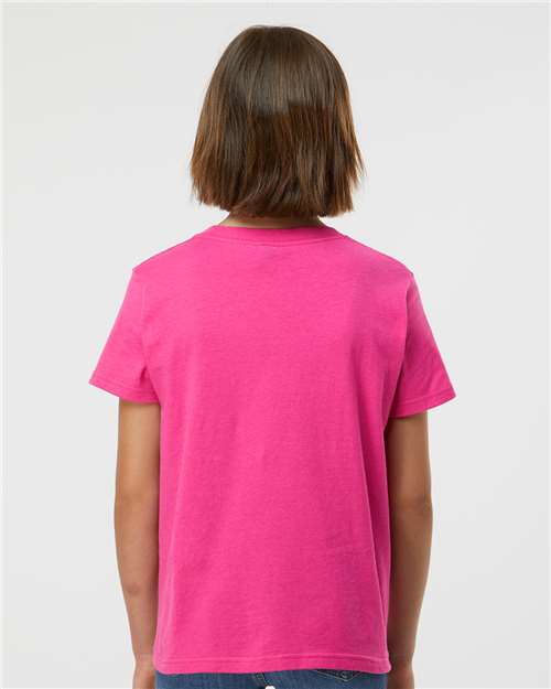 Fuchsia Youth Fine Jersey T-Shirt - 235